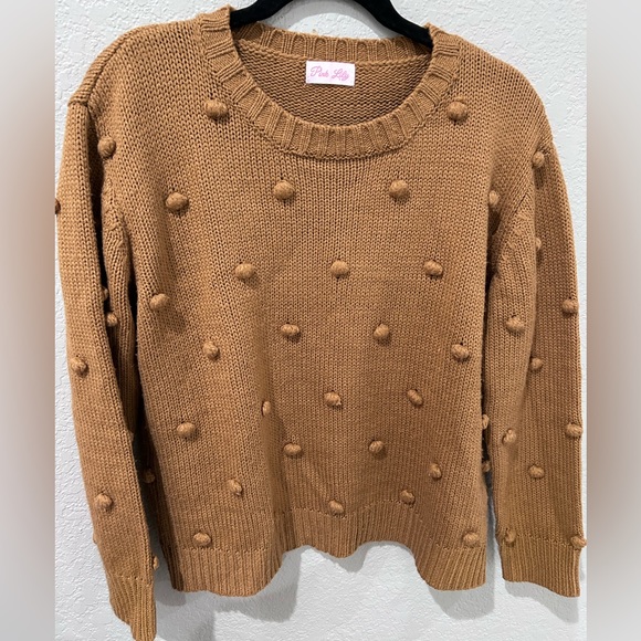 Pink Lily Sweater - Picture 1 of 7